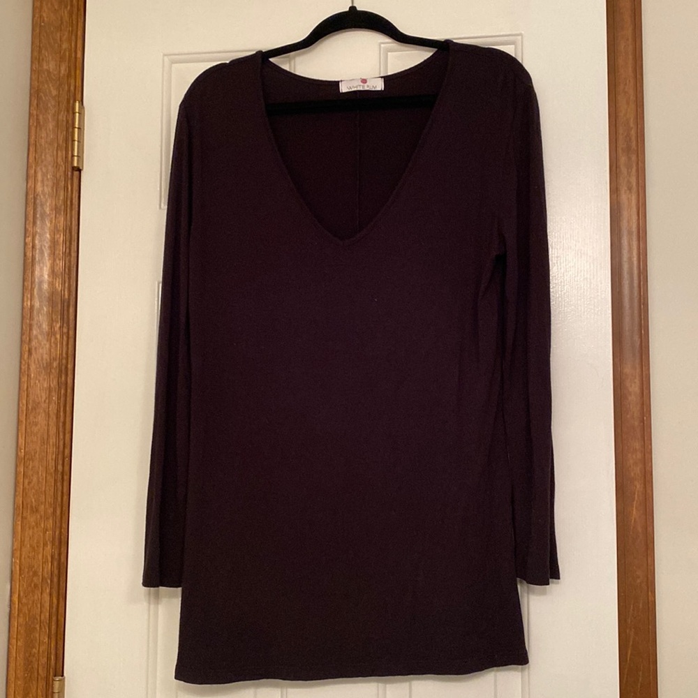 White Plum Black Tunic - Med
